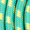 Adjustable Phone Cord - Mint Green & Yellow